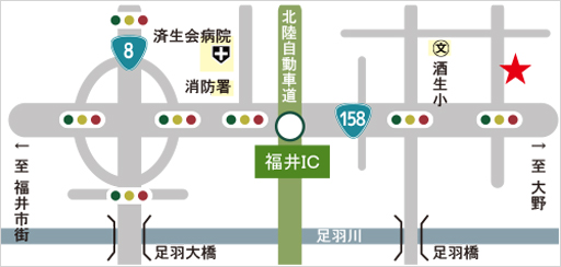 福井市ウールの家マップ