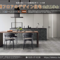 【予約制＊福井県 若狭町】1/10(土)･11(日)･12(月祝)～1/18(日) 石目調フロアのデザイン住宅 完成見学会⛄